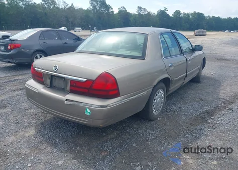 2003 Mercury Grand Marquis Gs из США, поврежденный, VIN 2MEFM74W73X640765